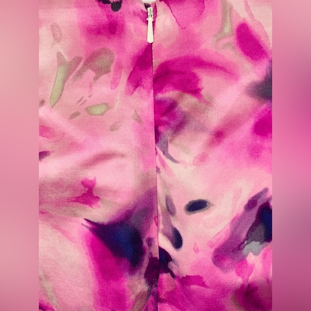 Jones Of New York Collection Tulip Pink And Grey Multi Skirt NWT Size 6! - Picture 4 of 9
